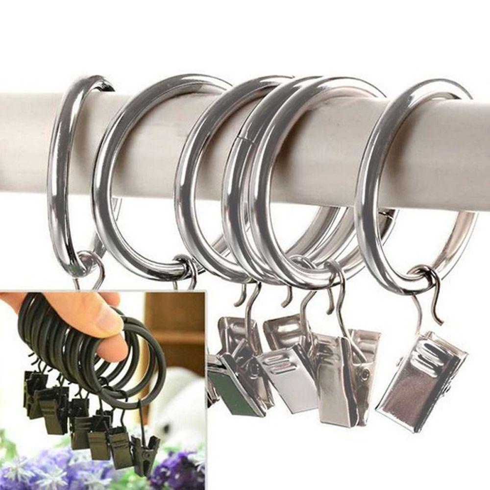 Móc Treo Rèm cửa sổ Bằng Thép Không Gỉ Đa Năng Tiện Dụng