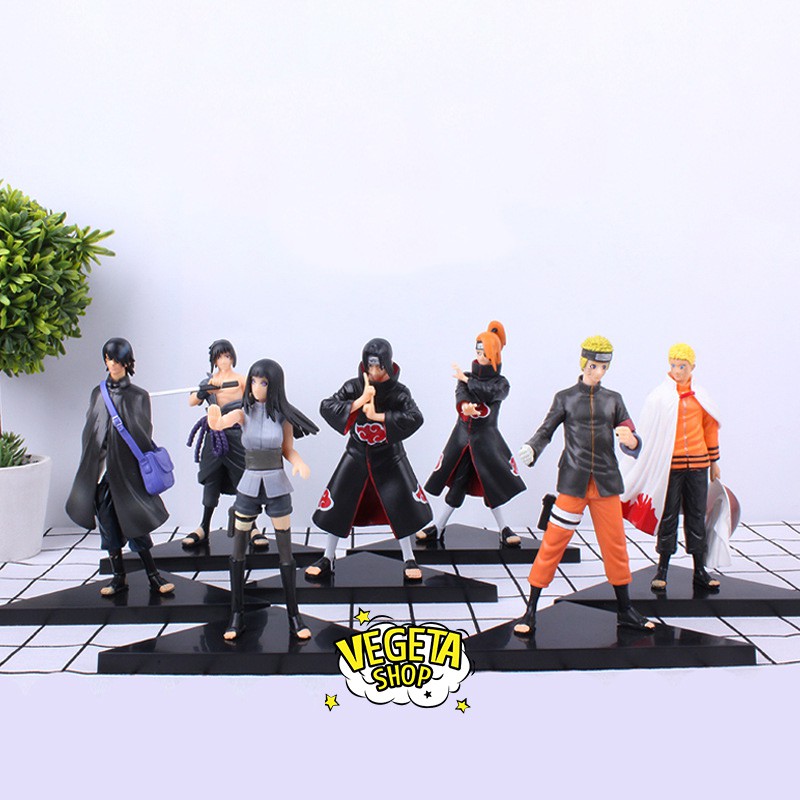 Mô hình Naruto - Mô hình Naruto Hokage Sasuke Hyuga Hinata Deidara Itachi Uchiha Minato Gaara - Cao 16~18cm