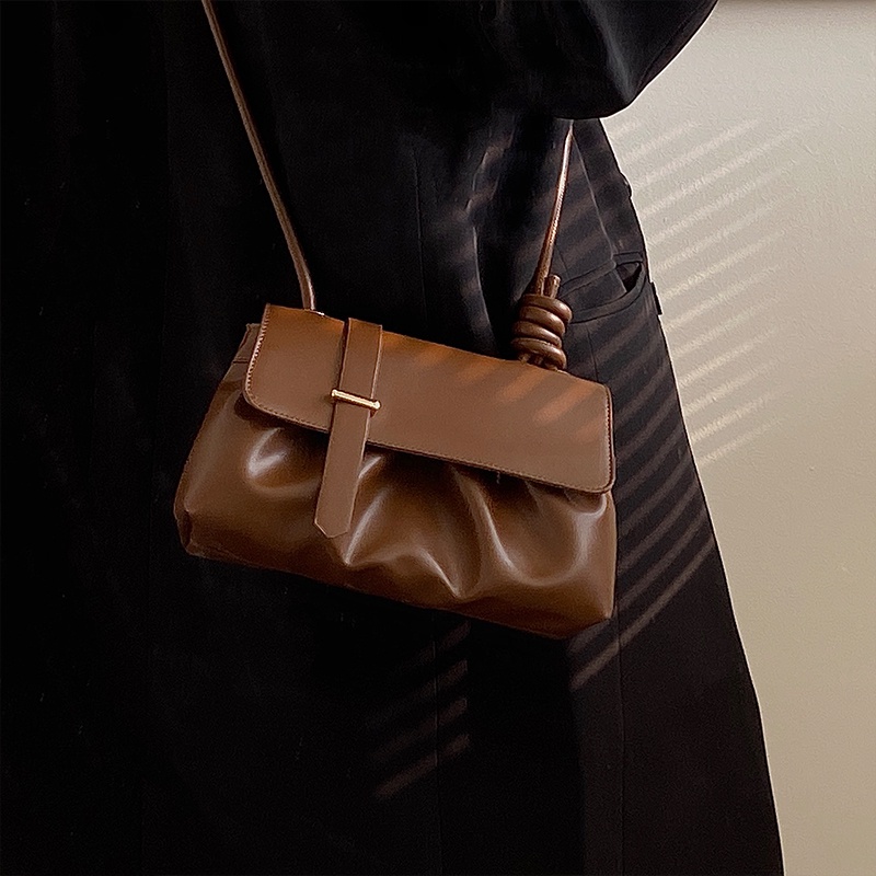 Túi đeo dưới cánh tay Hình Vuông Nhỏ Gấp Gọn Linh Hoạt Thời Trang Mới 2021 Cho Nữ