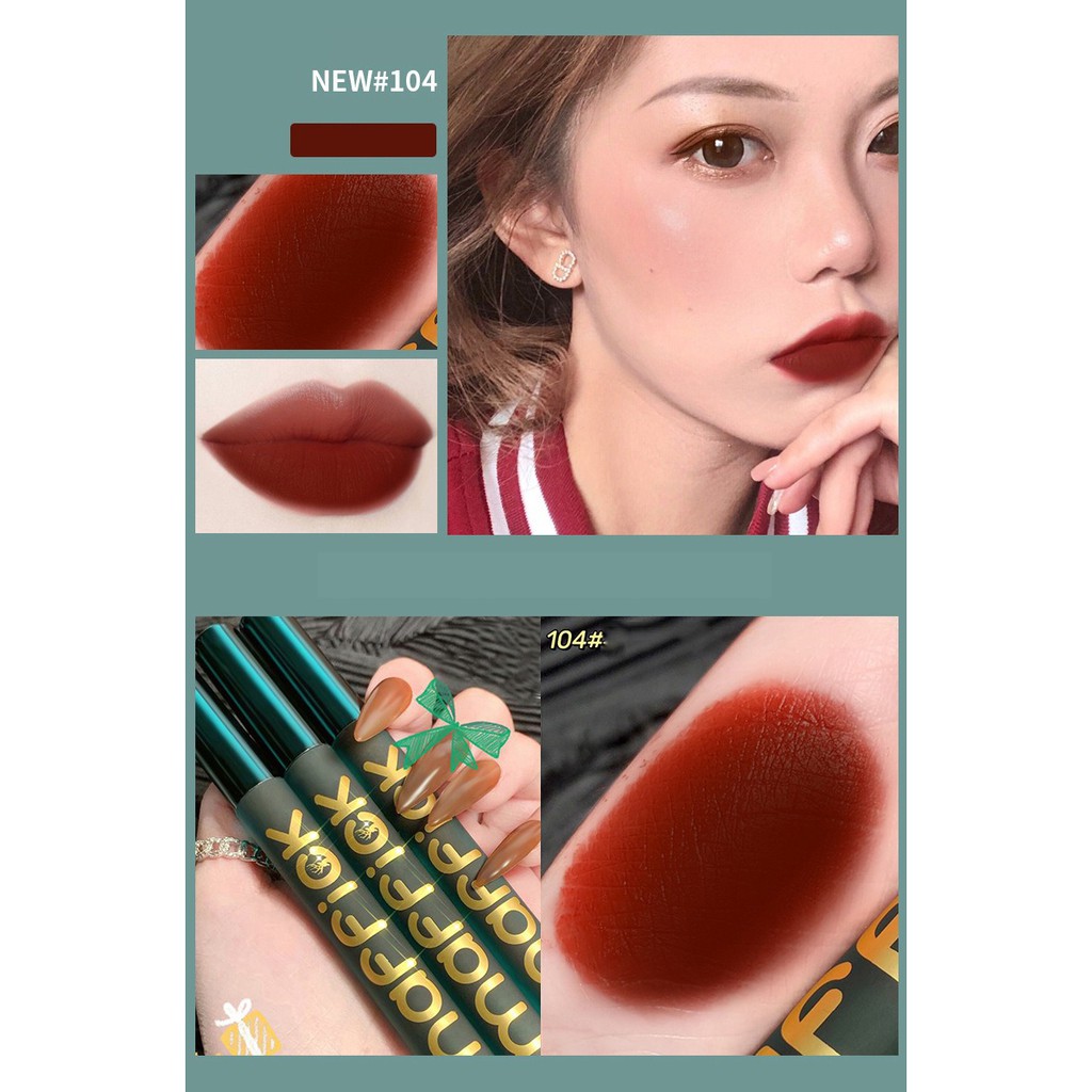 (Hàng Mới Về) Son Kem Lì Kháng Nước Lâu Trôi Và Dưỡng Ẩm Môi 6 Màu Tùy Chọn | BigBuy360 - bigbuy360.vn