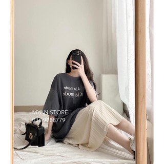 bán sỉ set áo thun kèm cv xếp ly