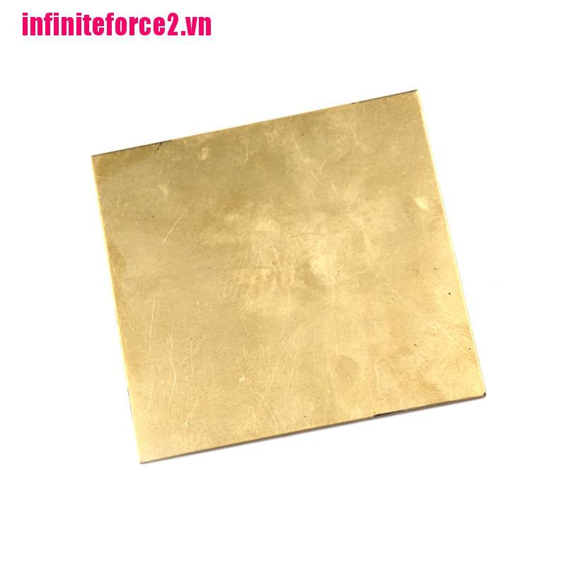 Tấm Đồng Dày 0.5mm / 0.8mm / 1mm / 2mm Kích Thước 100x100mm