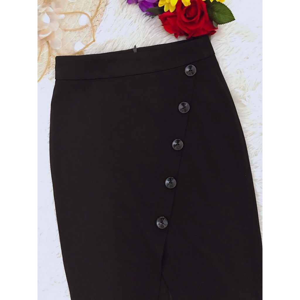 Chân Váy Bút Chì Xẻ Trước  - Chất Liệu Co Giãn Không Xù, Không Phai, Không Nhàu Nát - Đủ Size | BigBuy360 - bigbuy360.vn