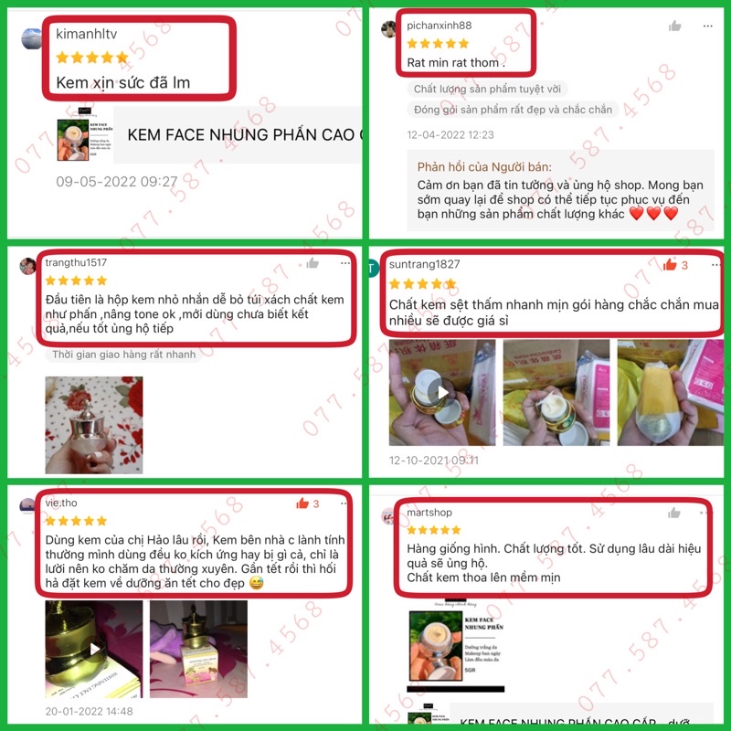 KEM FACE NHUNG PHẤN CAO CẤP - Dưỡng trắng da và makeup