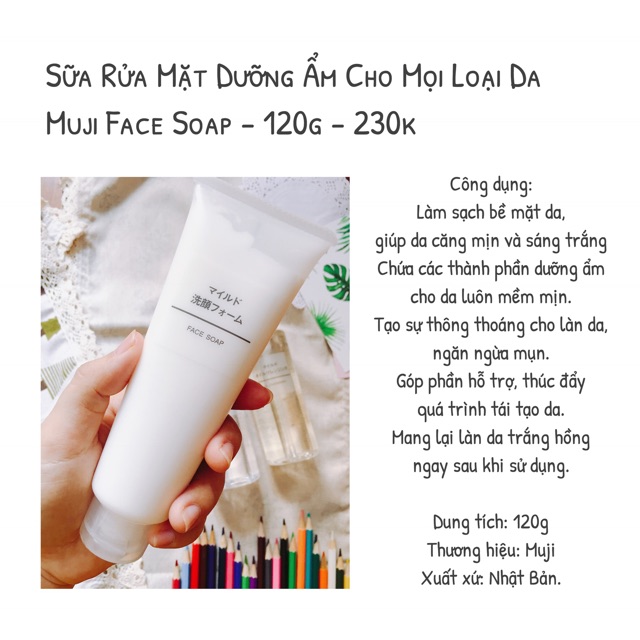 Sữa rửa mặt + Tẩy da chết Muji + Dầu tẩy trang Muji | BigBuy360 - bigbuy360.vn