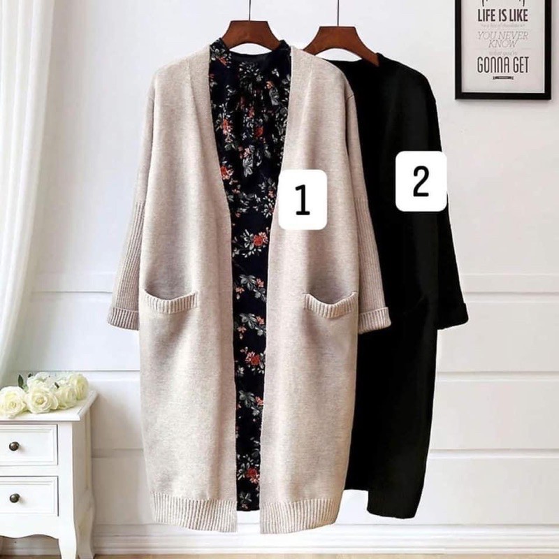 áo cadigan dáng dài xử nữ | BigBuy360 - bigbuy360.vn