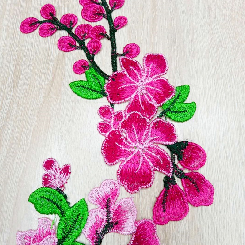 1 Miếng Dán Ủi Thêu Hình Hoa Hồng