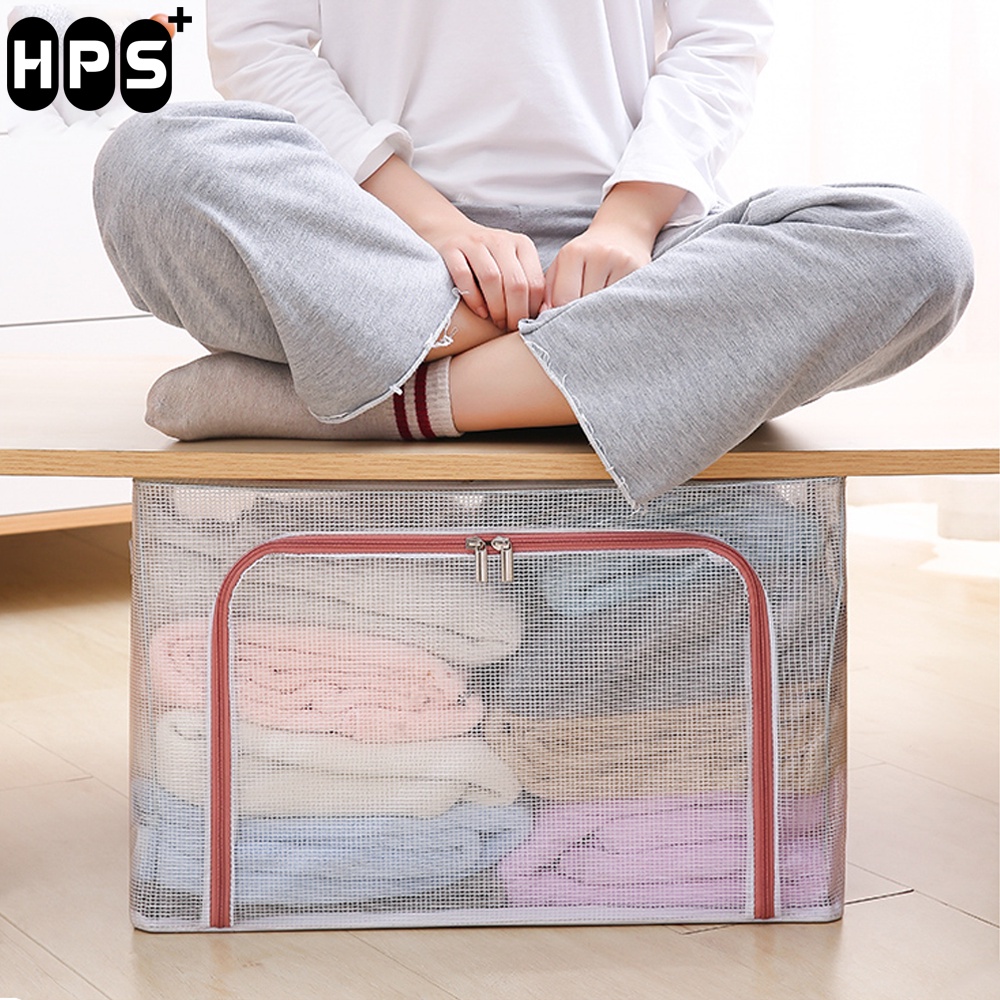 Túi đựng quần áo khung thép, Túi chứa đồ gấp gọn tiện lợi, bảo quản quần áo bền đẹp