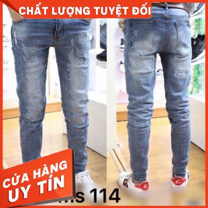 quần jean nam SIZE 28 ĐẾN 36 chất co giãn tốt số 114.N - Hàng nhập khẩu