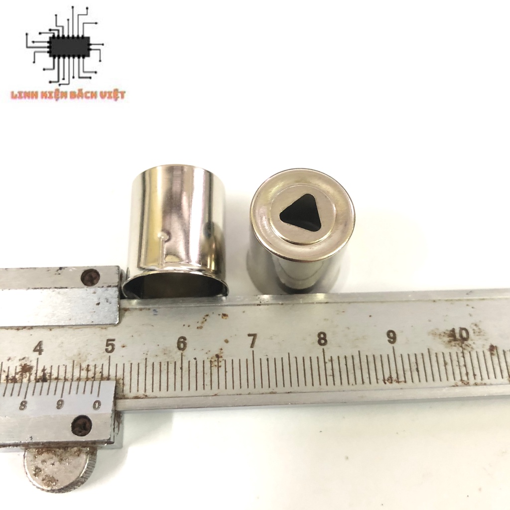 Đầu chụp đèn lò vi sóng hình tam giác cao 17.5mm, đường kính 15mm chất lượng tốt