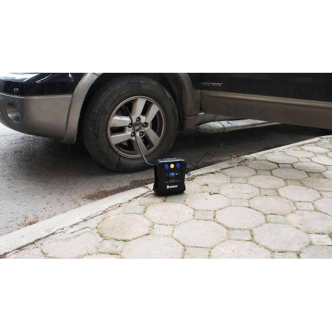 Bơm lốp cứu hộ mini cho xe hơi Michelin 12266/4398ML dùng điện 12v