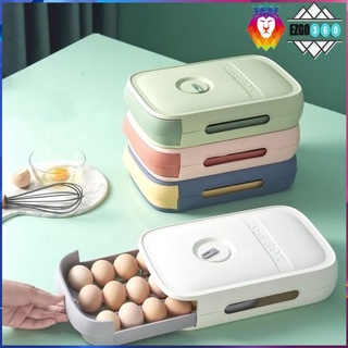 🇻🇳stock ready🇻🇳Home refrigerator fresh egg carton drawer type kitchen storage box with stackable lid with egg roll finishing box🔙COD