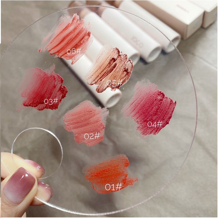 Son Joco thân Tròn Powder Mist Matte Lipstick chất kem lì mềm mịn như nhung hàng nội địa Trung
