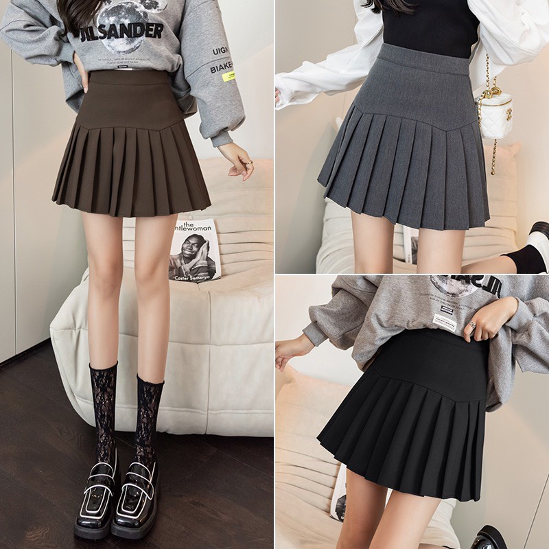 Chân Váy Xếp Ly Lưng Cao cho nữ m036