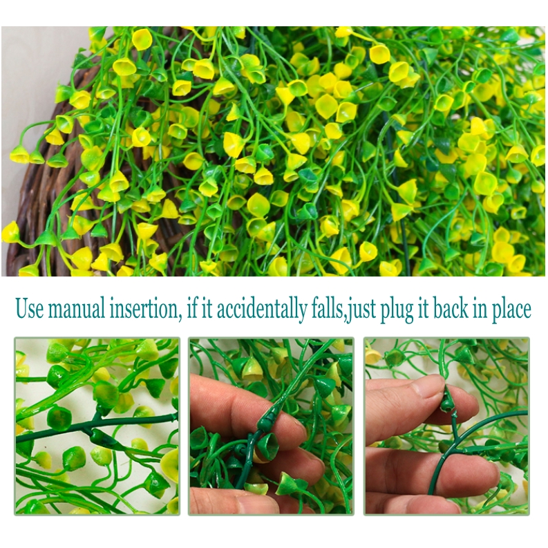 Dây hoa lan giả bằng lụa dùng để trang trí nội thất / tiệc cưới