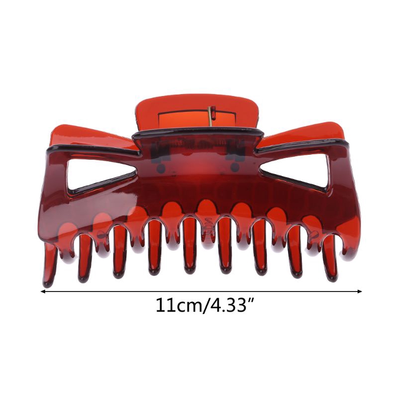 ✿AUTU 11cm Large Hair Clamps Claw Clip Big Barrette Crab Hair Claws Women Accessories