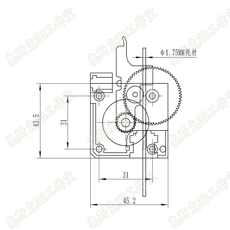 Phụ kiện bằng titan 1.75 mm chuyên dụng cho máy in 3D