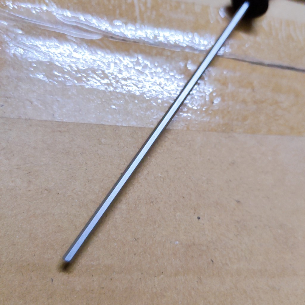 Tay vặn lục giác chữ T ASAKI 2.5mm, lục giác 2.5