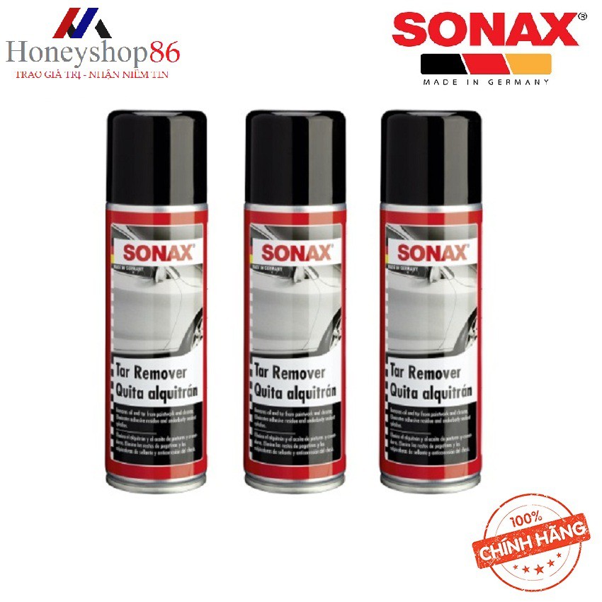 Dung dịch tẩy nhựa đường và băng keo Sonax Tar Remover 300ml 334200 HONEYSHOP86