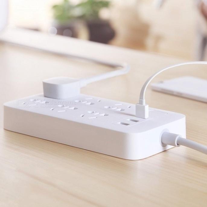 Phích Cắm Điện 3 Chân Thông Minh-Ổ Cắm Điện - Ổ Cắm Công Nghiệp 6 Lỗ 3 Cổng USB Xiaomi