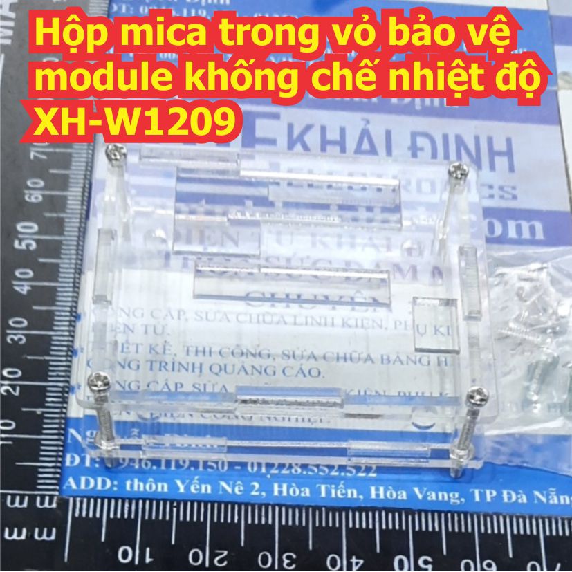 3 cái Hộp mica trong vỏ bảo vệ module khống chế nhiệt độ XH-W1209 kde8154
