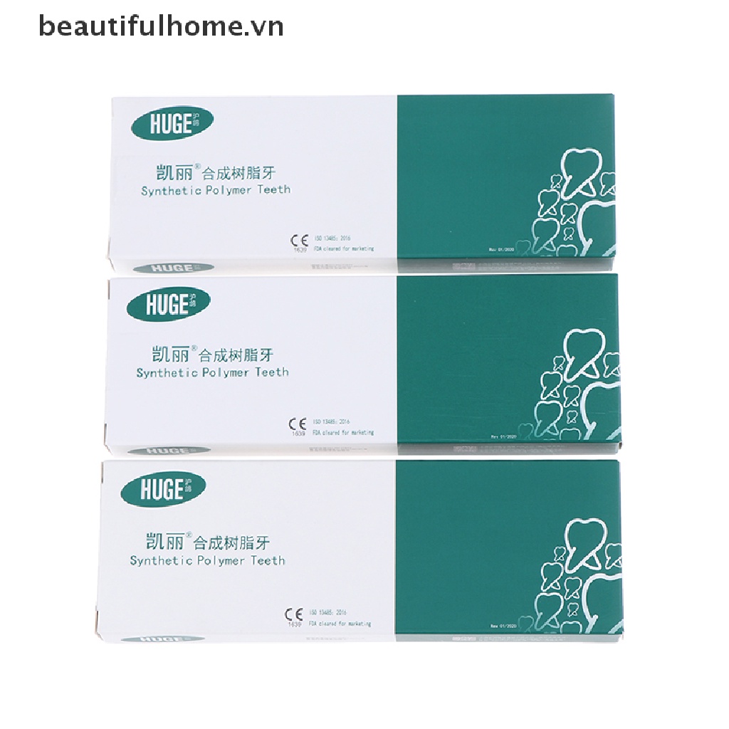 Hộp 28 Răng Nhựa Tổng Hợp Chuyên Dụng Cho Nha Khoa