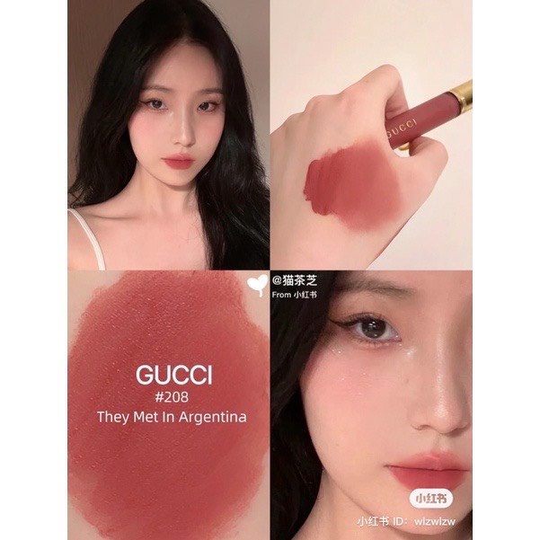 Son GUCCI Kem Màu 505,311,208,413,521 - Son Kem Gucci