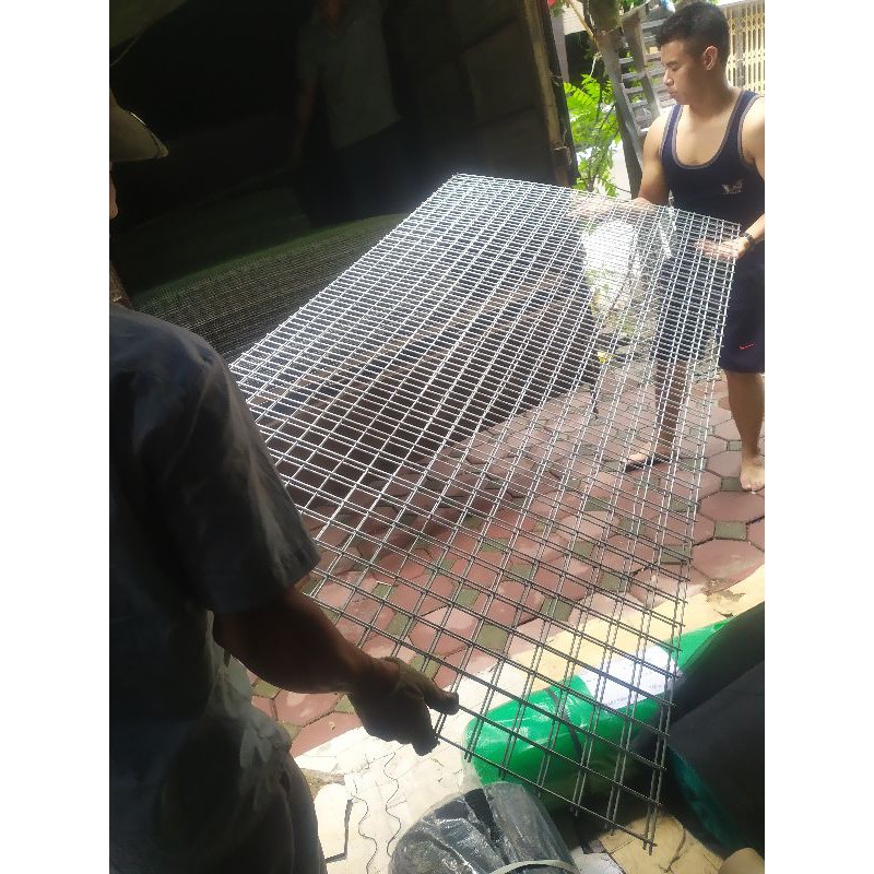 Lưới thép mạ kẽm hàng chập khổ 1m*2m