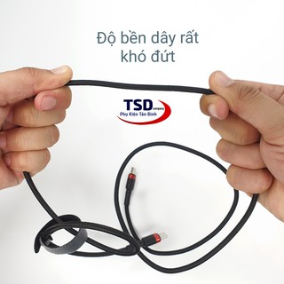 Cáp Type C to Type C PD 2.0 60W chính hãng Baseus
