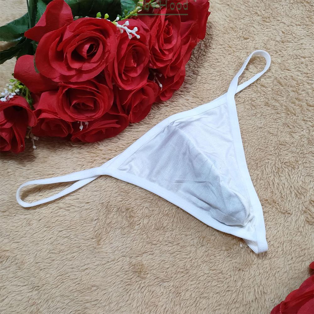 Men Bikini Soild Color Briefs Lingerie Low Waist Panties Pouch Sexy Sheer#BBHOOD