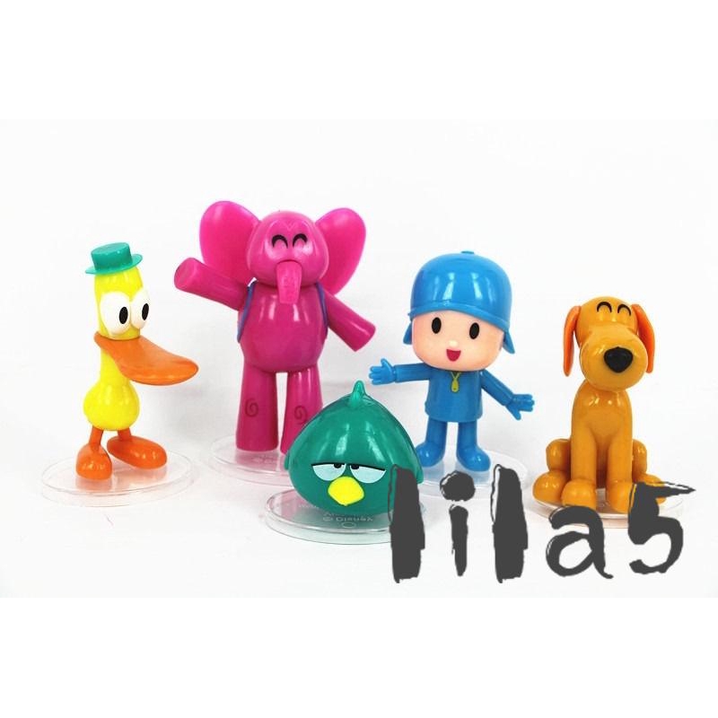 ღ☭5pcs/set Cartoon Pocoyo Zinkia Toys Action Figures Kids Unisex Xmas Gift