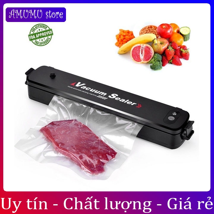 Máy hút chân không thực phẩm Vacuum Sealer- hút không khí triệt để, giữ môi tường chân không lý tưởng bảo quản thức ăn