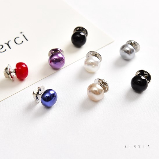 Cài áo đính ngọc trai giả thời trang xinh xắn