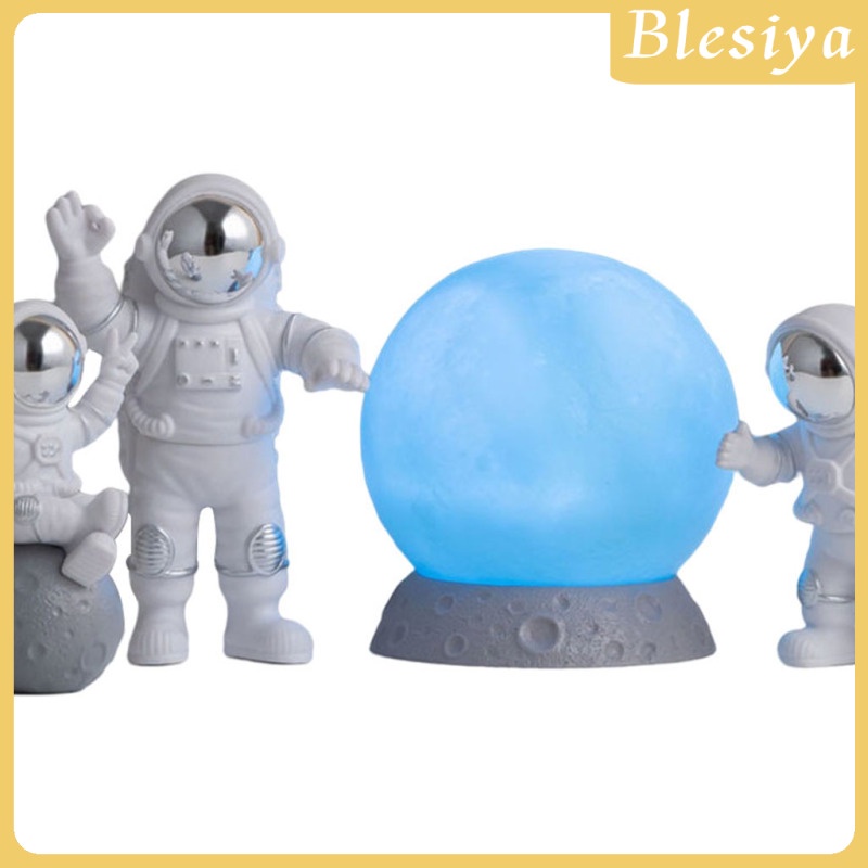 Set 4 tượng phi hành gia mini dễ thương trang trí bánh kem DIY