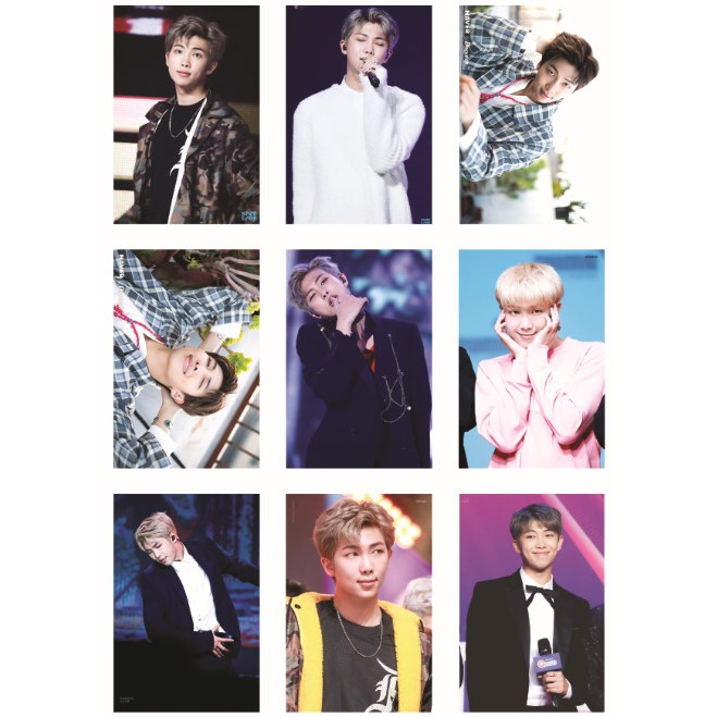 Lomo card ảnh thành viên BTS - RM (Rap Monster) Full 36 ảnh