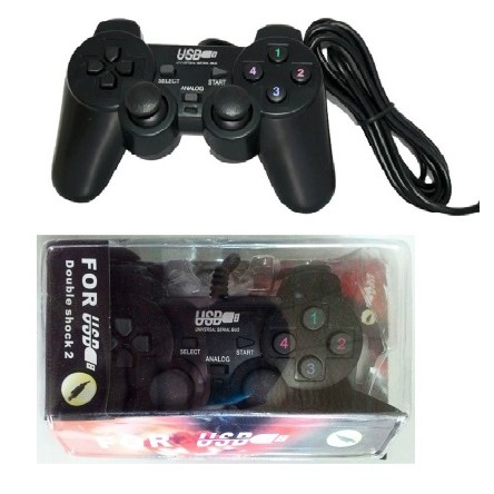 Tay cầm chơi Game đơn rung EW-626B có dây cổng usb