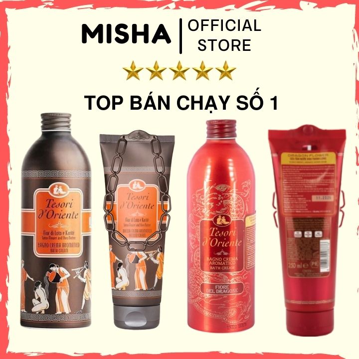 Sữa tắm nước hoa tesori d'Oriente CHÍNH HÃNG ITALYA hương thơm quyến rũ