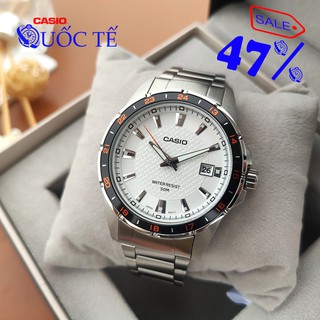 Đồng hồ nam casio 💖freeship💖đồng hồ casio mtp-1290d-7avdf dây kim loại chính hãng