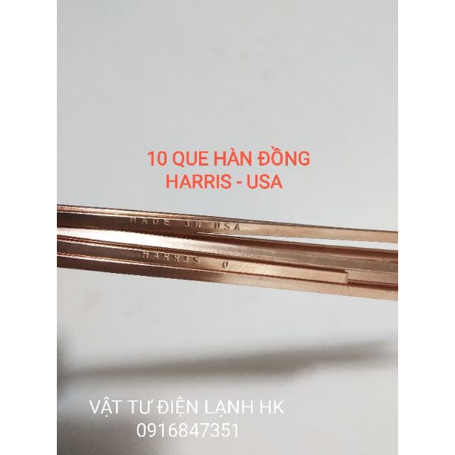 10 que hàn đồng dẹt Harris Mỹ - Qixing Trung Quốc (chọn đúng loại) - Bạc hàn vảy bạc