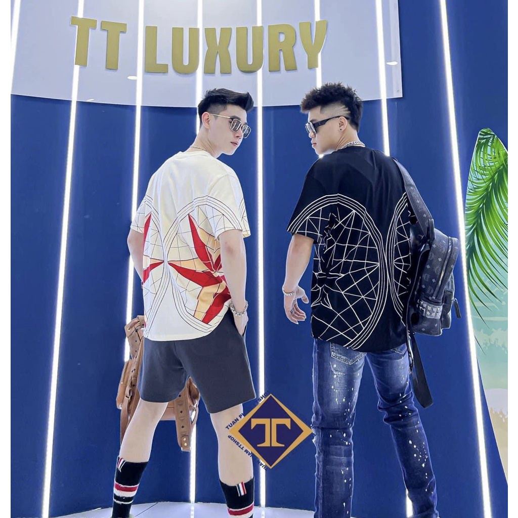 Áo Phông Nam BBR Họa Tiết Hình In Ngôi Sao Hai Bên Hông - Áo Thun Nam Nữ BBR Chất Cotton Mát Mịn DT FASHION MENWEAR
