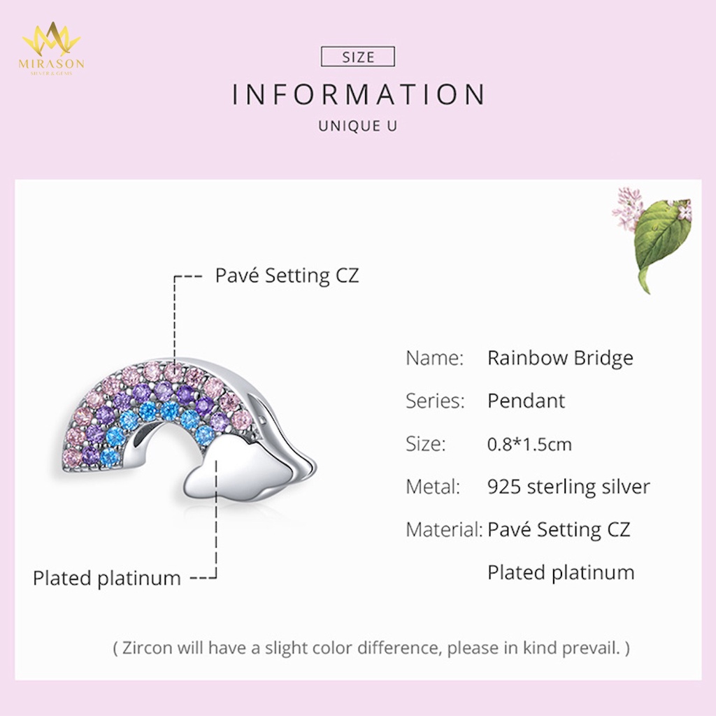 MIRASON - Charm Bạc 925 Cao Cấp - MCH022