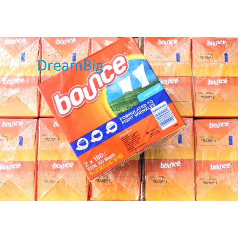 Giấy thơm quần áo Bounce Mỹ, giấy làm thơm loại bỏ mùi hôi mùi ấm mốc ở trong tủ đồ giúp quần áo luôn thơm mát