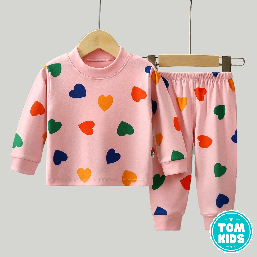 Bộ thu đông cho bé, đồ bộ quần áo cho bé trai và bé gái từ 1-10 chất cotton nỉ mềm và ấm mã QA-005