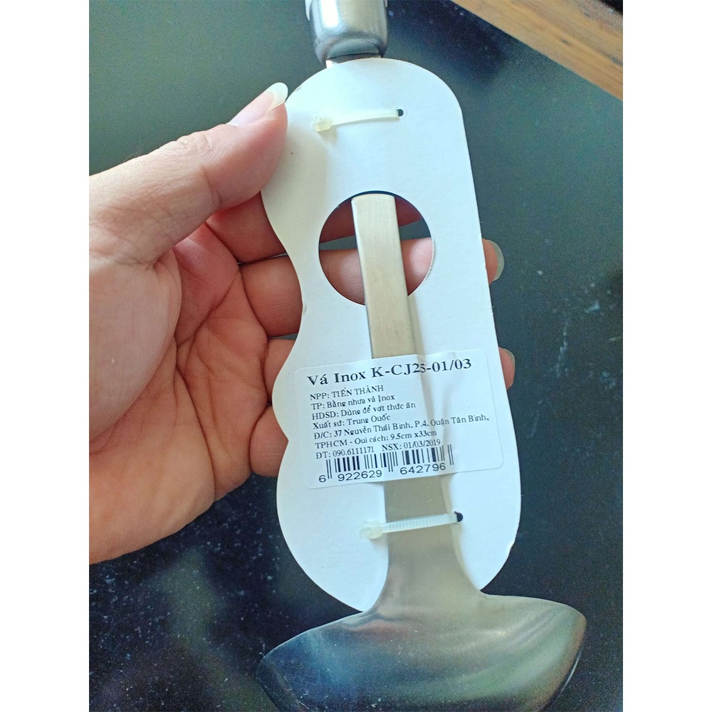 AN Muôi Múc Canh Inox 304 - Muỗng Ăn Lẩu Hàng Siêu Thị Đẹp - Ăn Lẩu Hết Ý Tay Cầm Dày Dặn Chắc Chắn