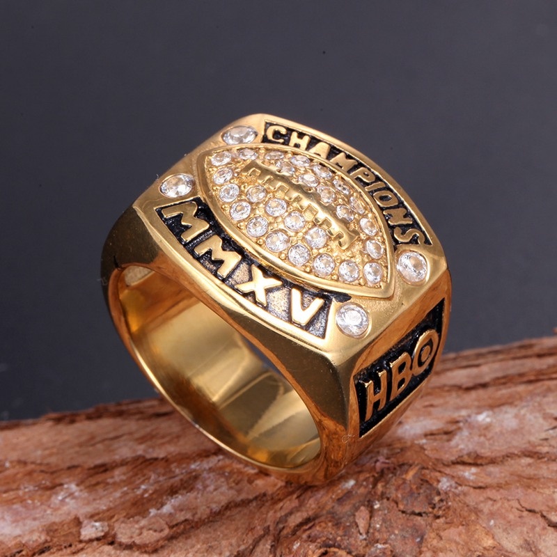 Nhẫn Khắc Chữ Champion Thời Trang Dành Cho Nam