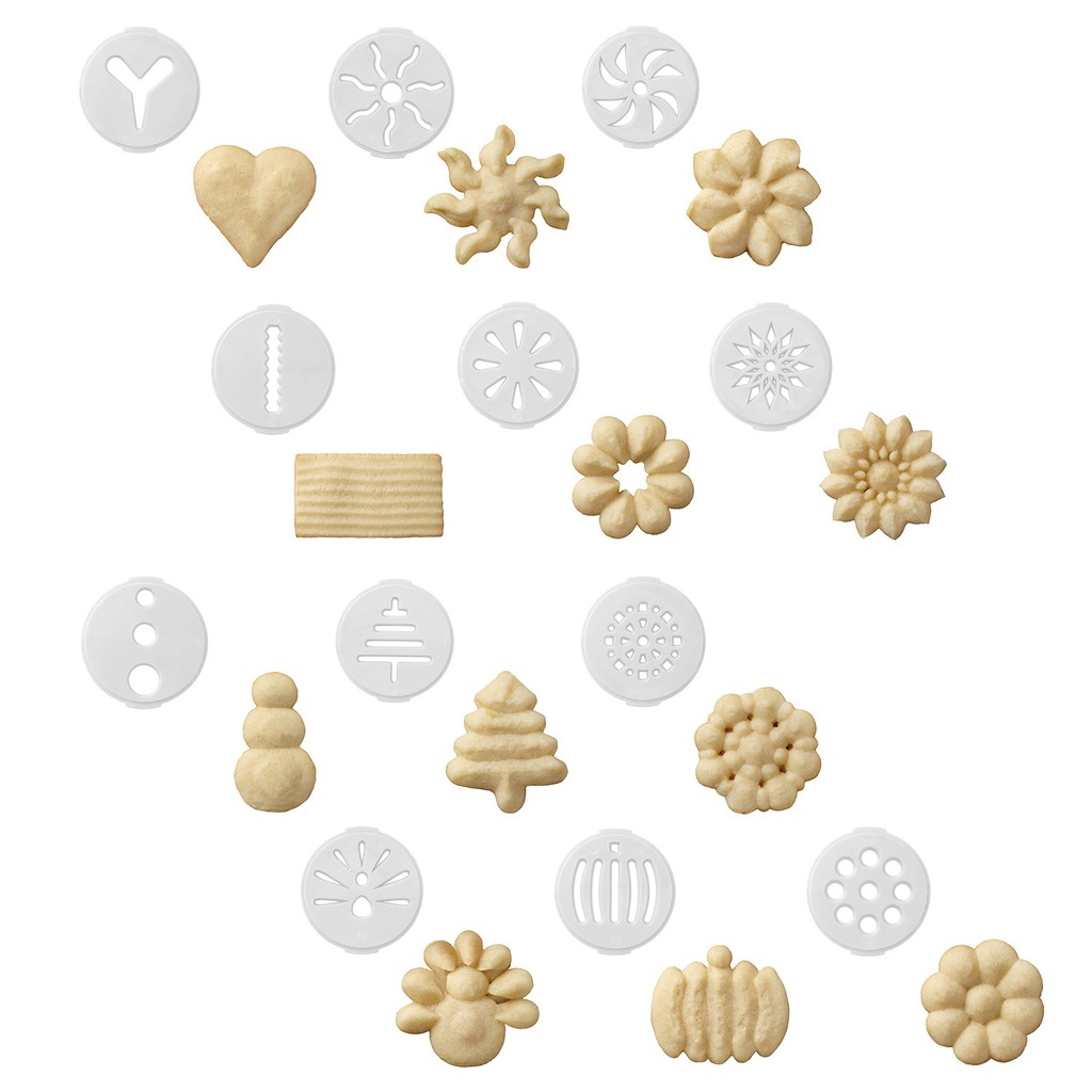 Bộ cookie press làm bánh qui wilton