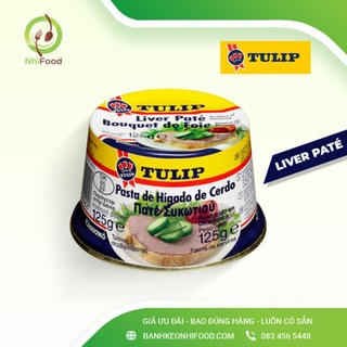 Pate Gan Heo Tulip Liver Pate, Hộp 125g
