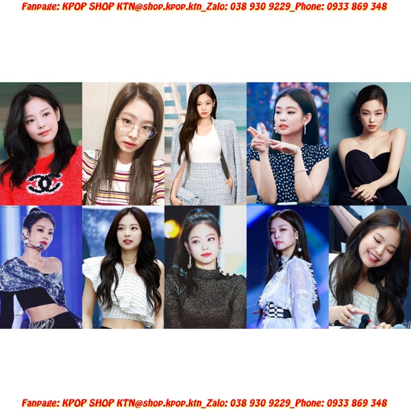 CARD BO GÓC JENNIE BLACK PINK