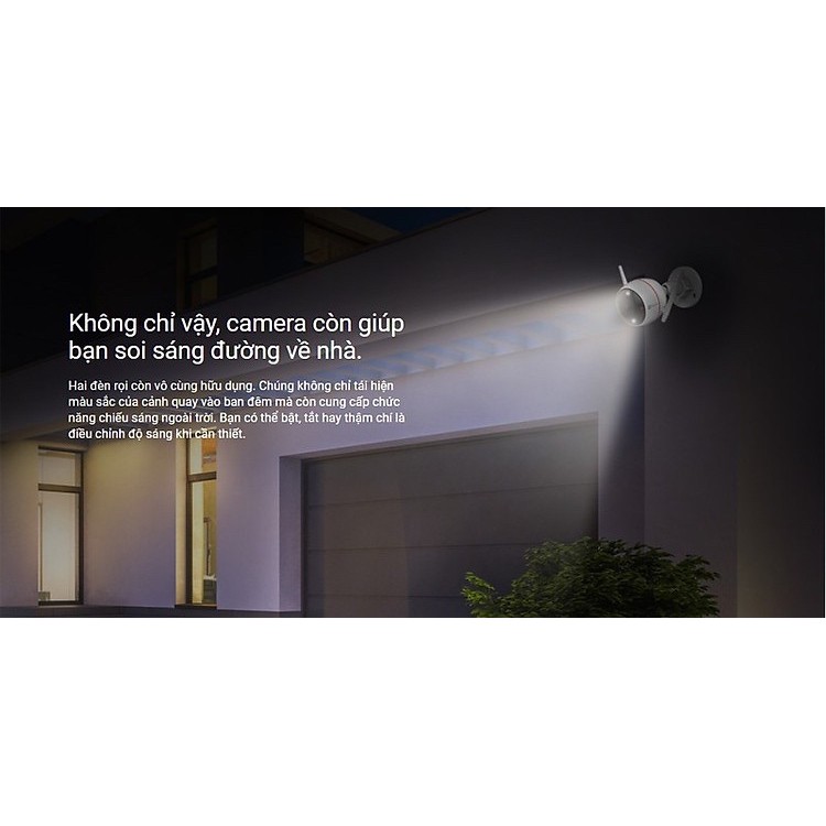 [SALE 10%] Camera IP Kết Nối Wifi Không Dây EZVIZ C3W Pro 4MPx ngoài trời bản mắt kép có màu ban đêm, đàm thoại 2 chiều