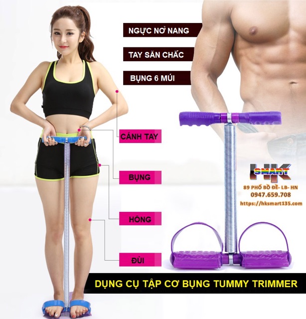 DÂY KÉO TẬP THỂ DỤC LÒ XO TUMMY TRIMMER